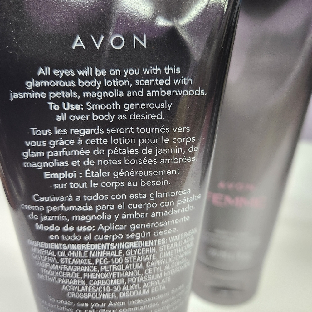 Avon Femme Body Lotion in Elegant Gray - Picture 3 of 3